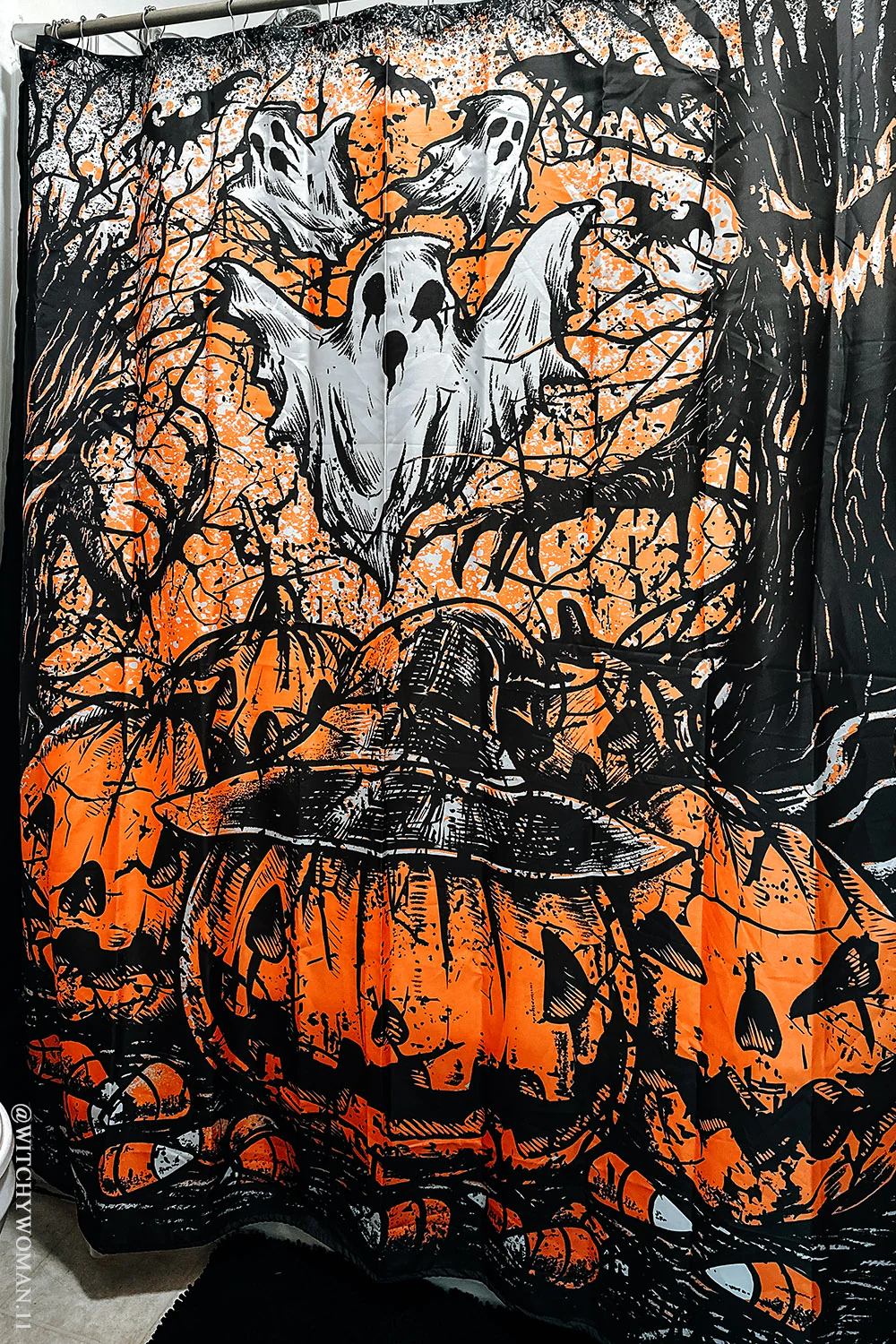 Spooky Season Shower Curtain - Image 2