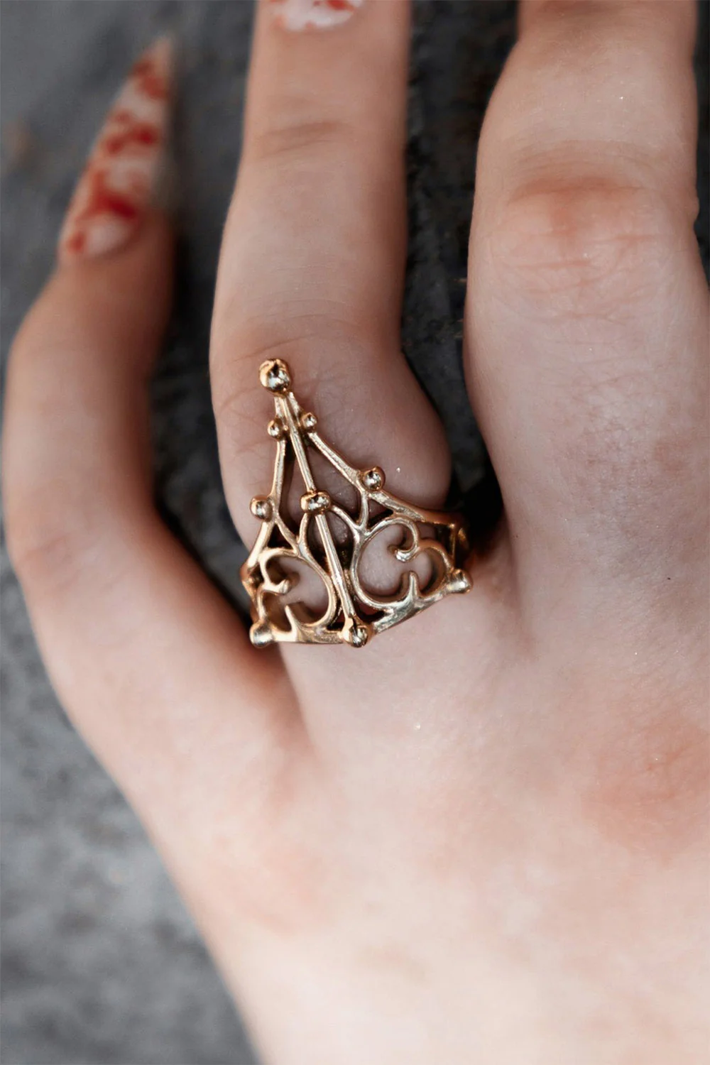 Spirescape Ring [Champagne Gold] - Image 3