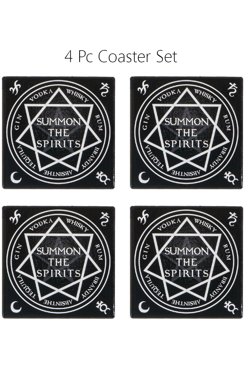 Summon The Spirits Coaster Set