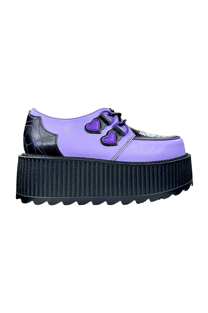 Super Kreep Mummy Hello Kitty Platform Creepers [Purple/Black] [NO RESTOCKS] - Image 3