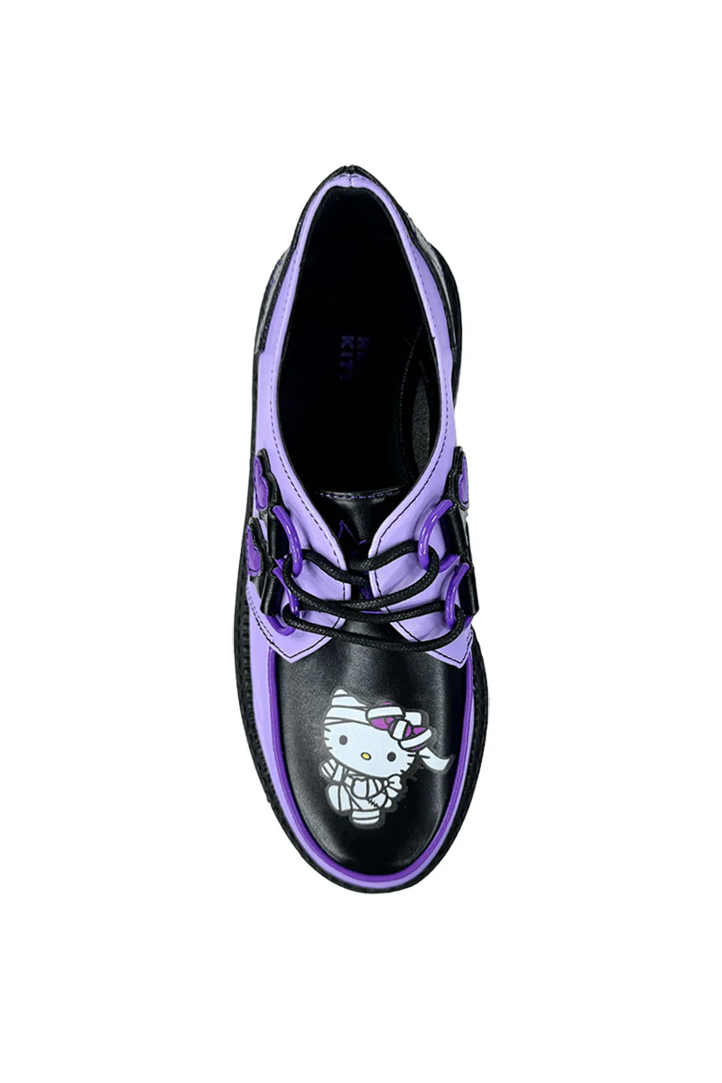 Super Kreep Mummy Hello Kitty Platform Creepers [Purple/Black] [NO RESTOCKS] - Image 4