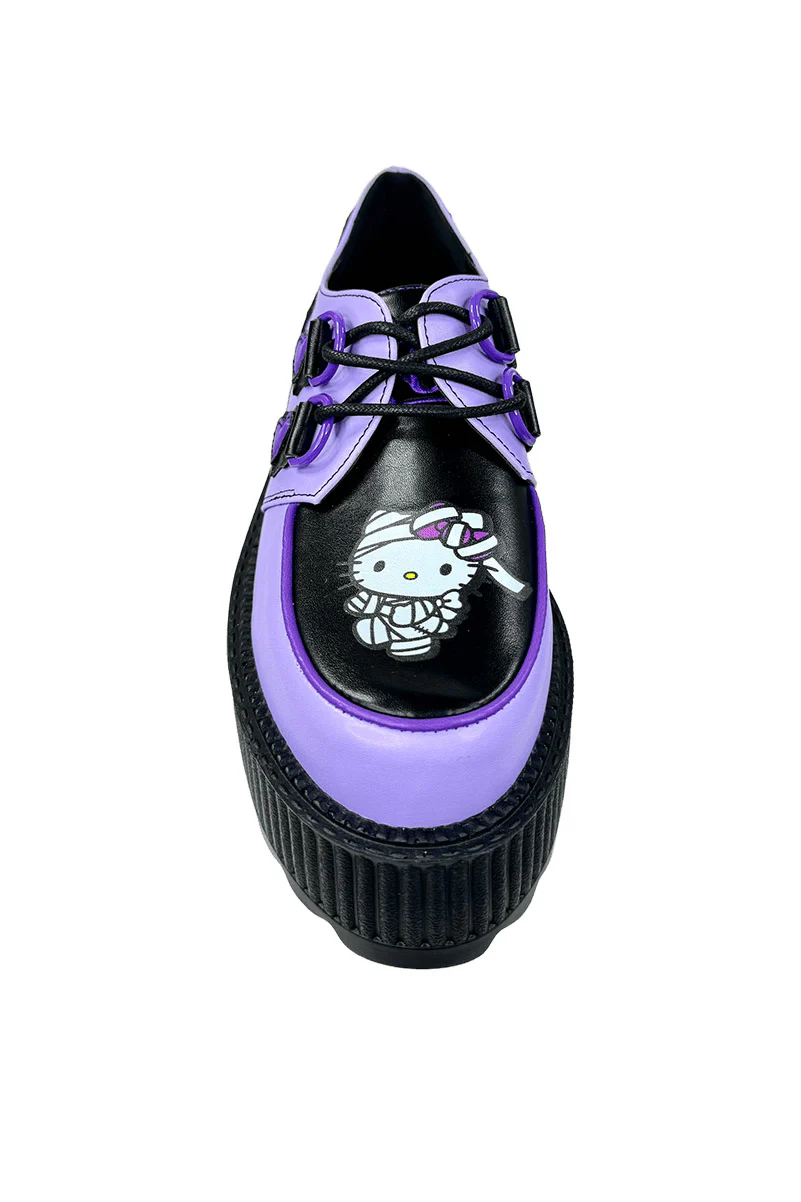 Super Kreep Mummy Hello Kitty Platform Creepers [Purple/Black] [NO RESTOCKS] - Image 5