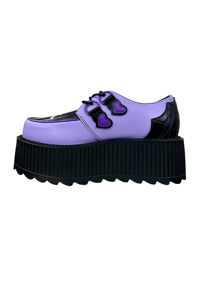 Super Kreep Mummy Hello Kitty Platform Creepers [Purple/Black] [NO RESTOCKS] - Image 6