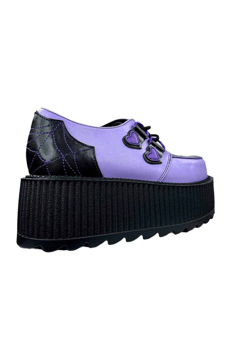 Super Kreep Mummy Hello Kitty Platform Creepers [Purple/Black] [NO RESTOCKS] - Image 7