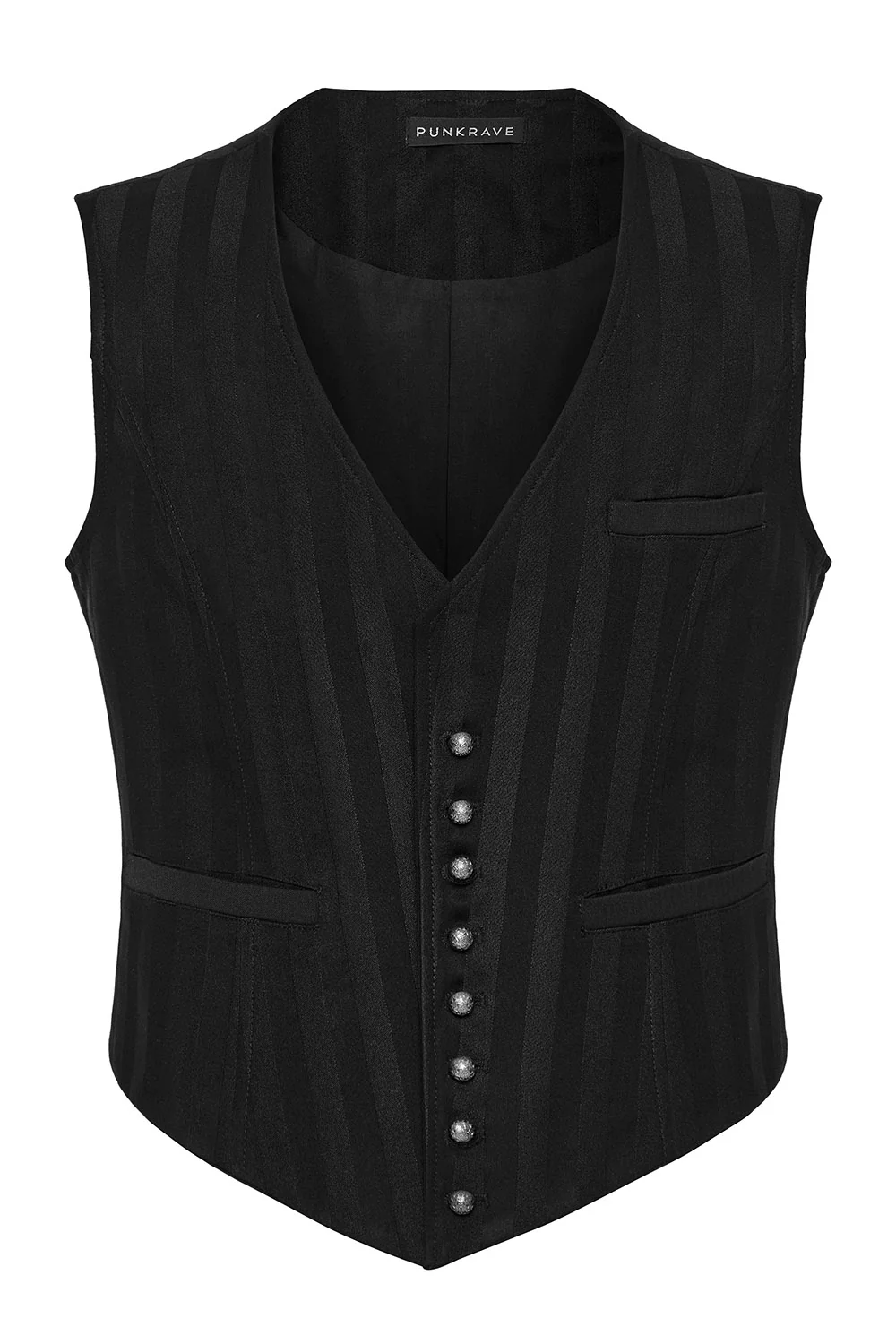 Sweeney Striped Waistcoat [Black] - Image 6