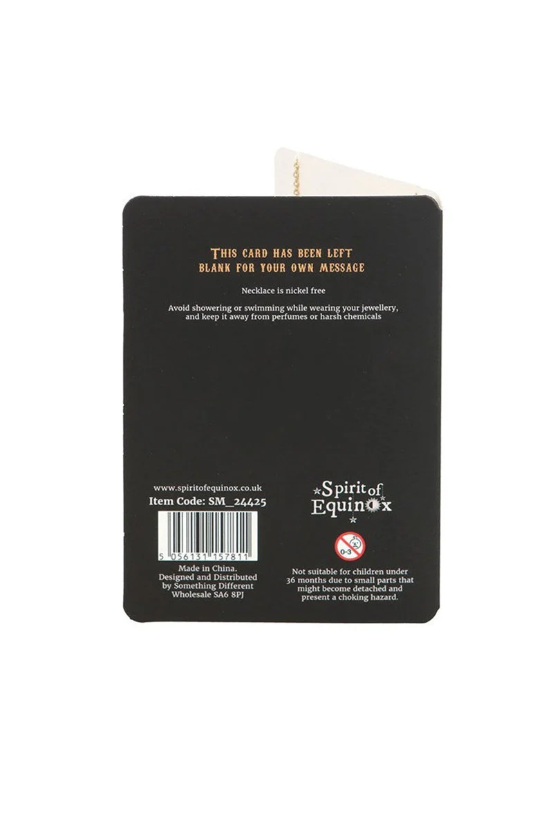 Talking Board Planchette Necklace on Greeting Card - Image 5