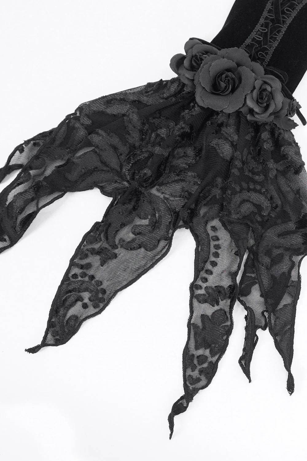 Tattered Witch Velvet Gloves - Image 13