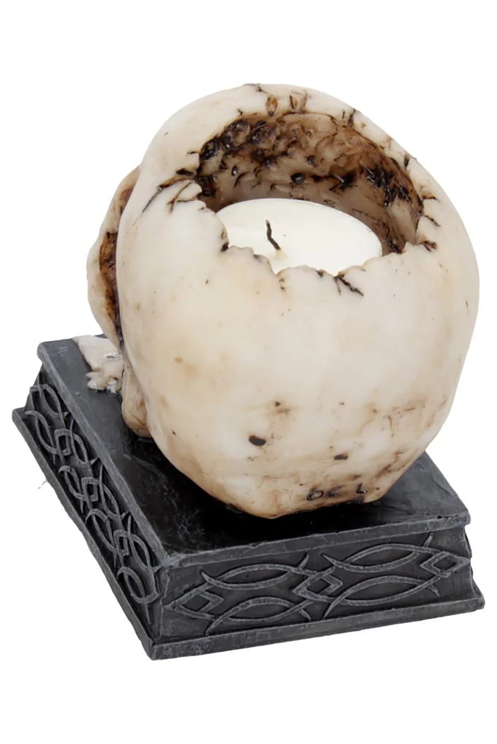 Tears of Time Wax Tears Tealight Holding Skull - Image 5