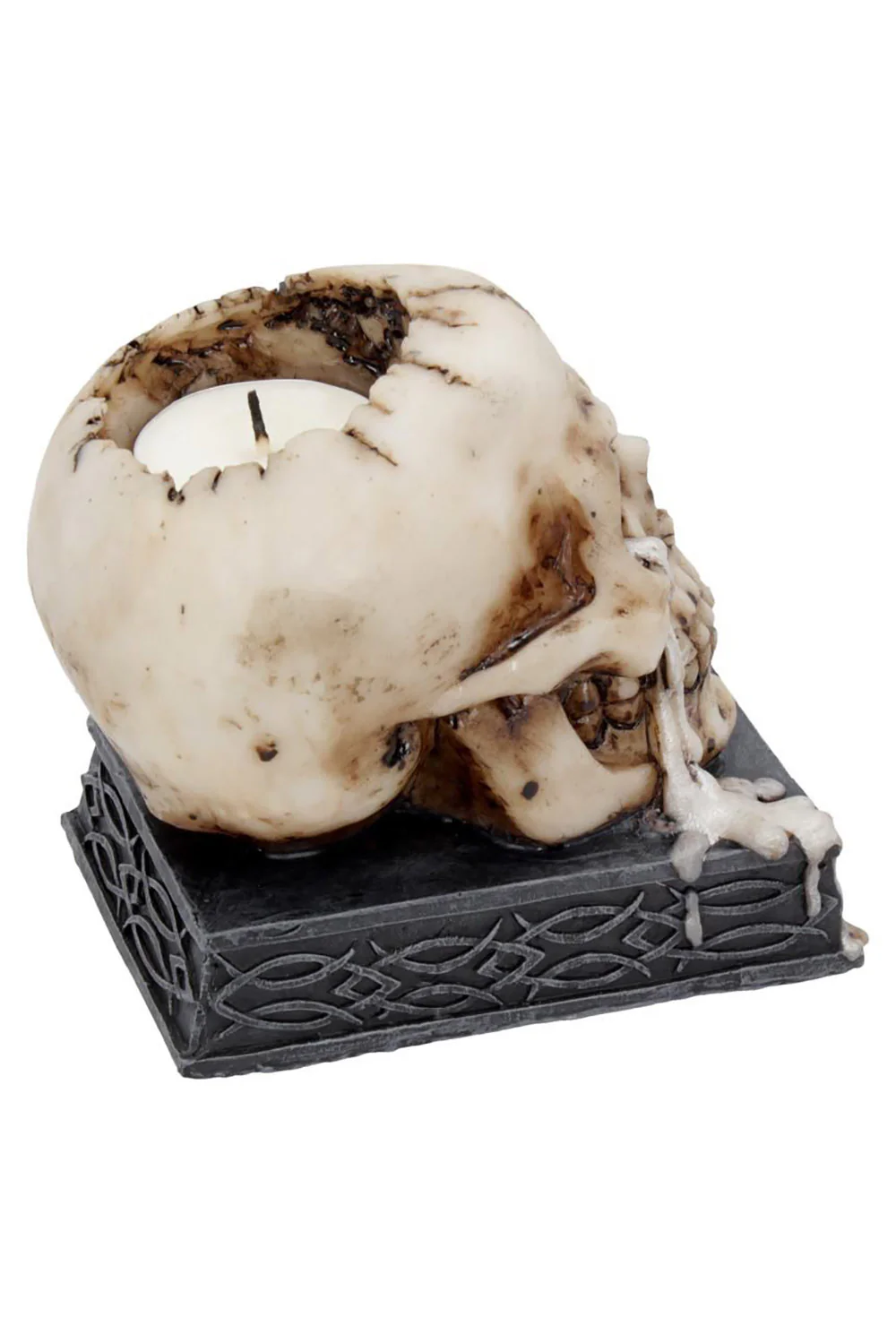 Tears of Time Wax Tears Tealight Holding Skull - Image 6