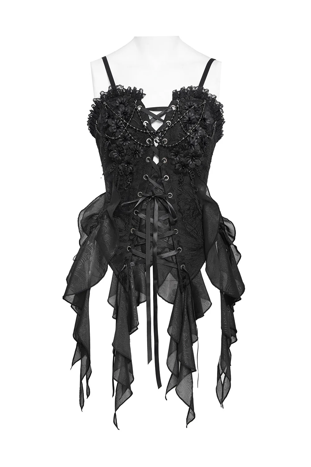 Tempest Siren Lace-Up Tank Top - Image 3