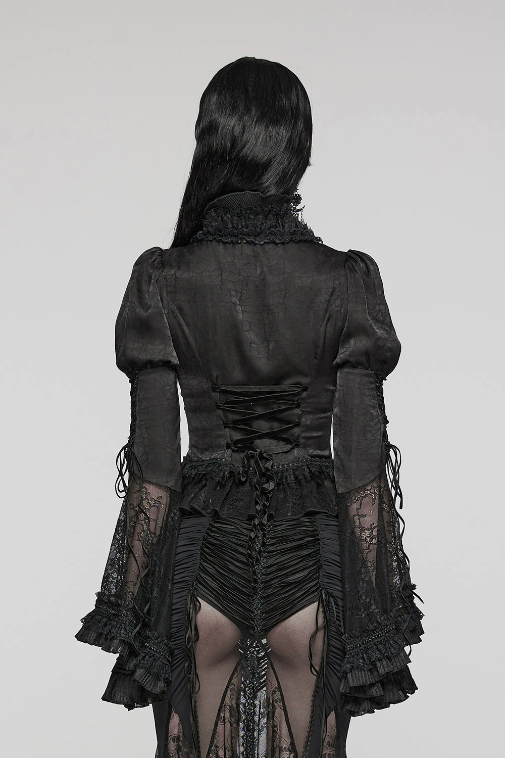 The Black Pearl Pirate Goth Top - Image 2