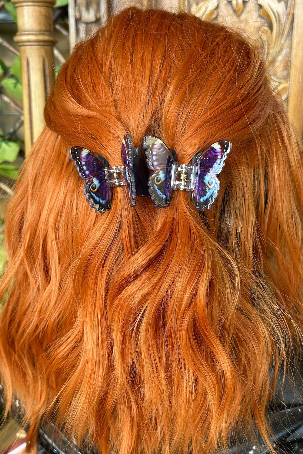 The Empress Twin Butterfly Hair Clip Set - Image 4