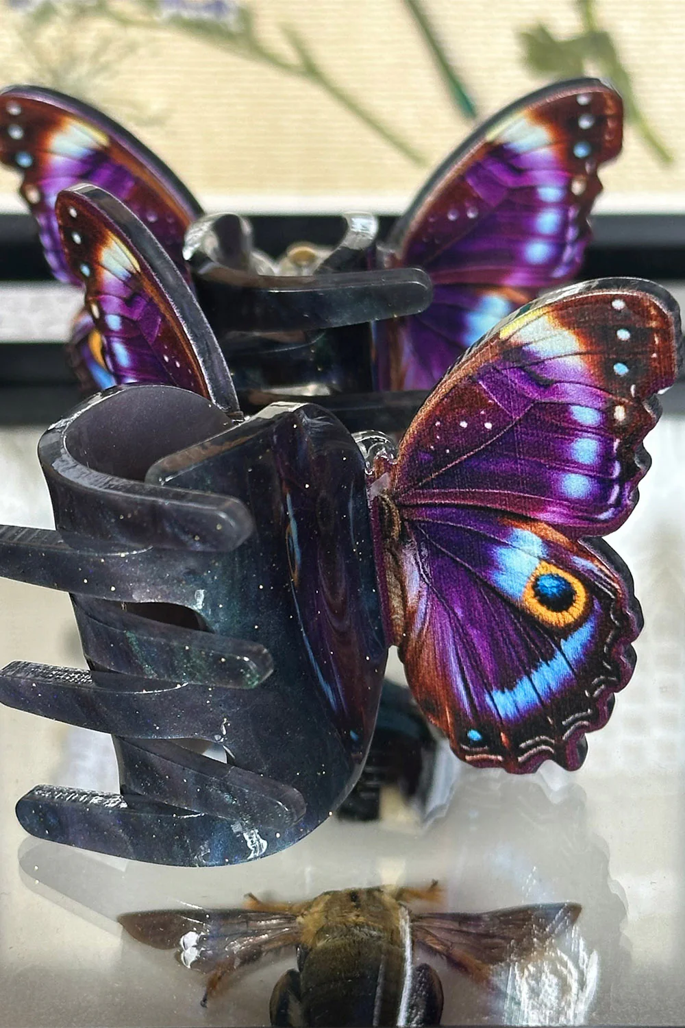 The Empress Twin Butterfly Hair Clip Set - Image 6