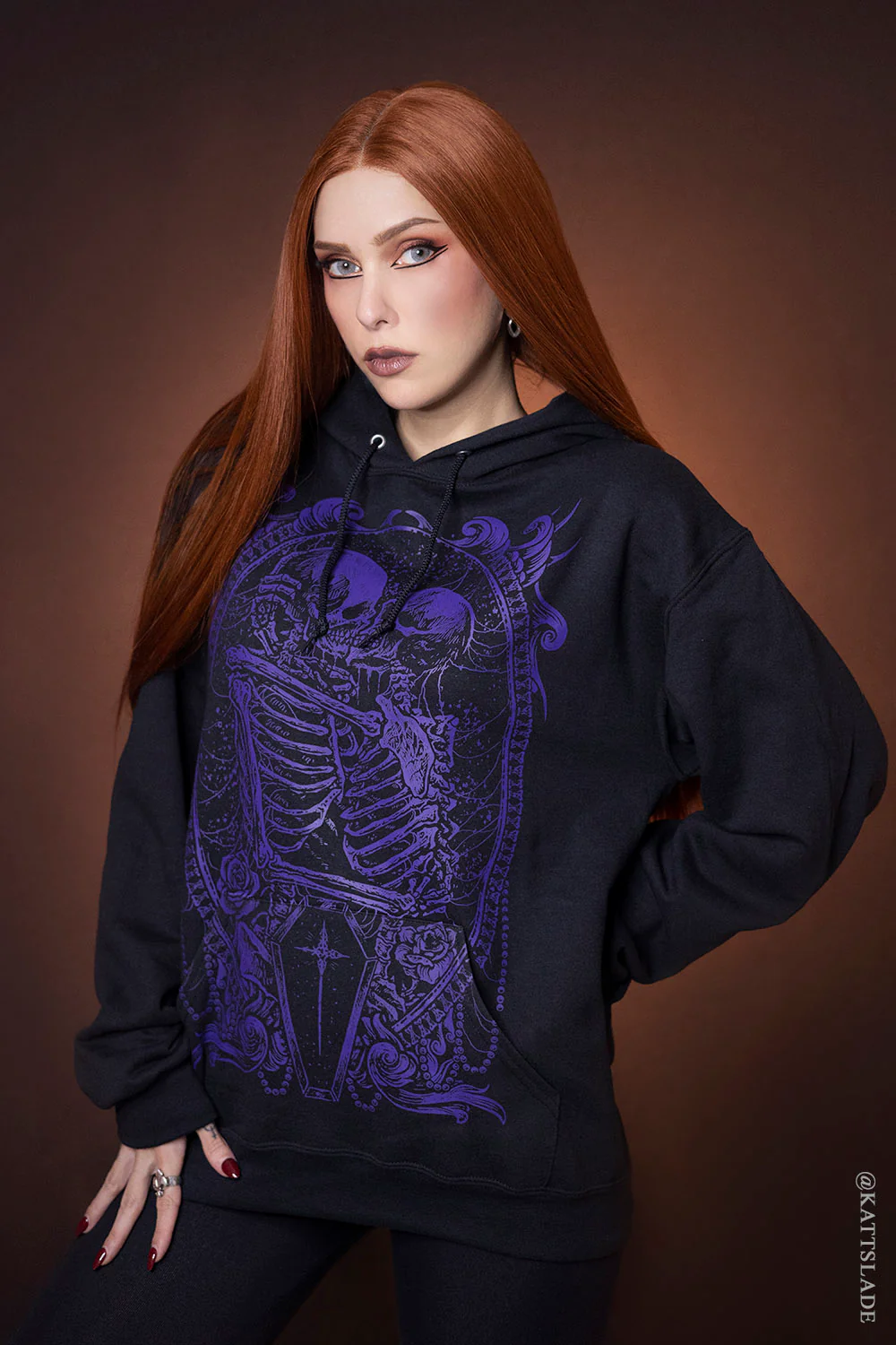 Til Death Do Us Part Hoodie [PURPLE] - Image 8