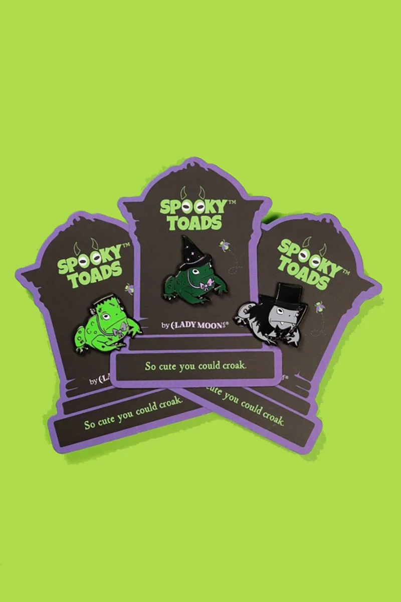 Toad Witch Enamel Pin - Image 4