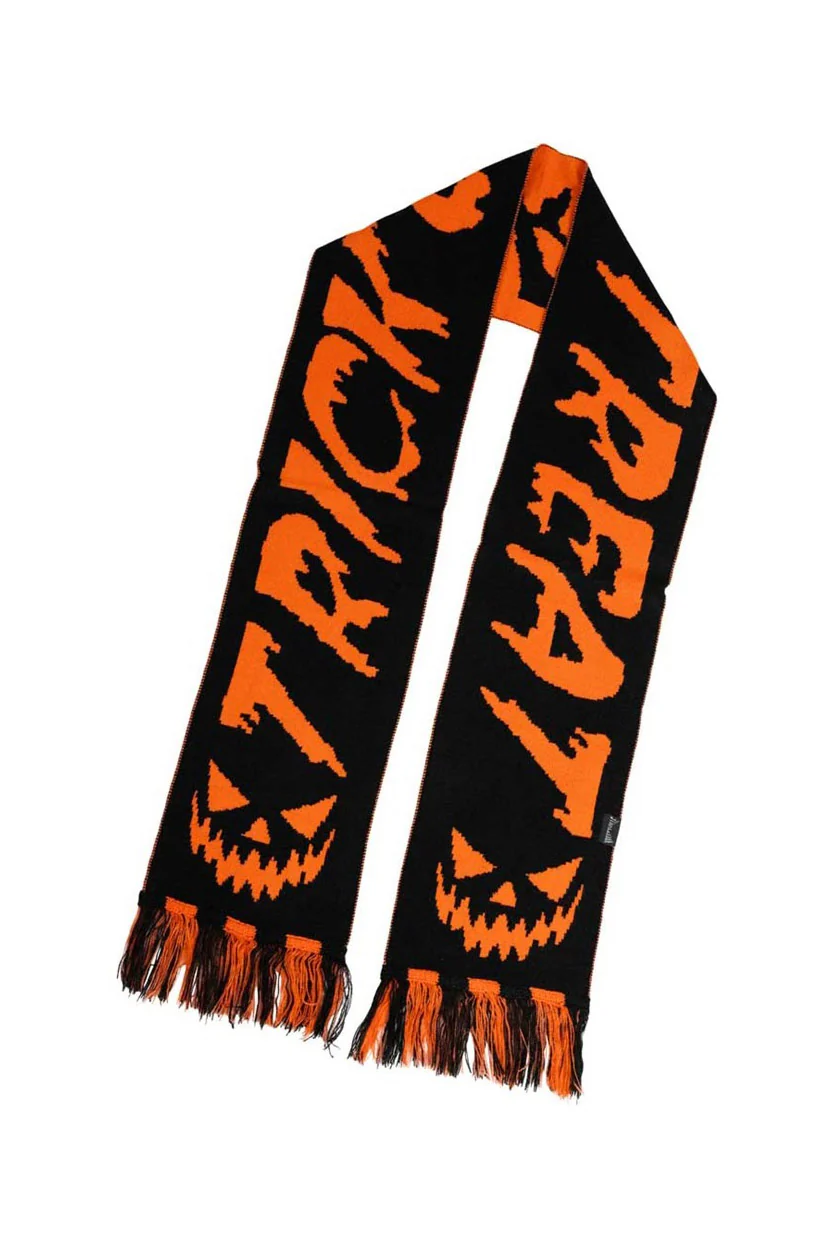 Trick or Treat Knit Scarf
