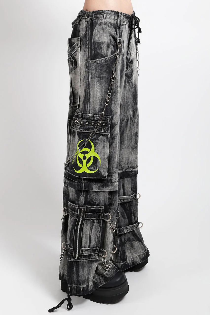 Tripp NYC Biohazard Pants [Black Denim Storm Wash] - Image 4