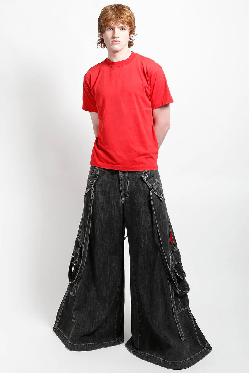 Tripp NYC Gothic Raver Pants [BLACK DENIM] - Image 4