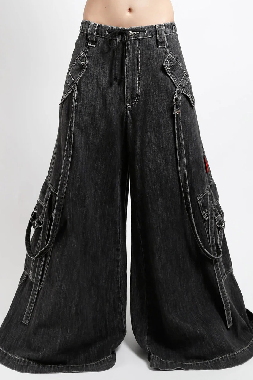 Tripp NYC Gothic Raver Pants [BLACK DENIM] - Image 5