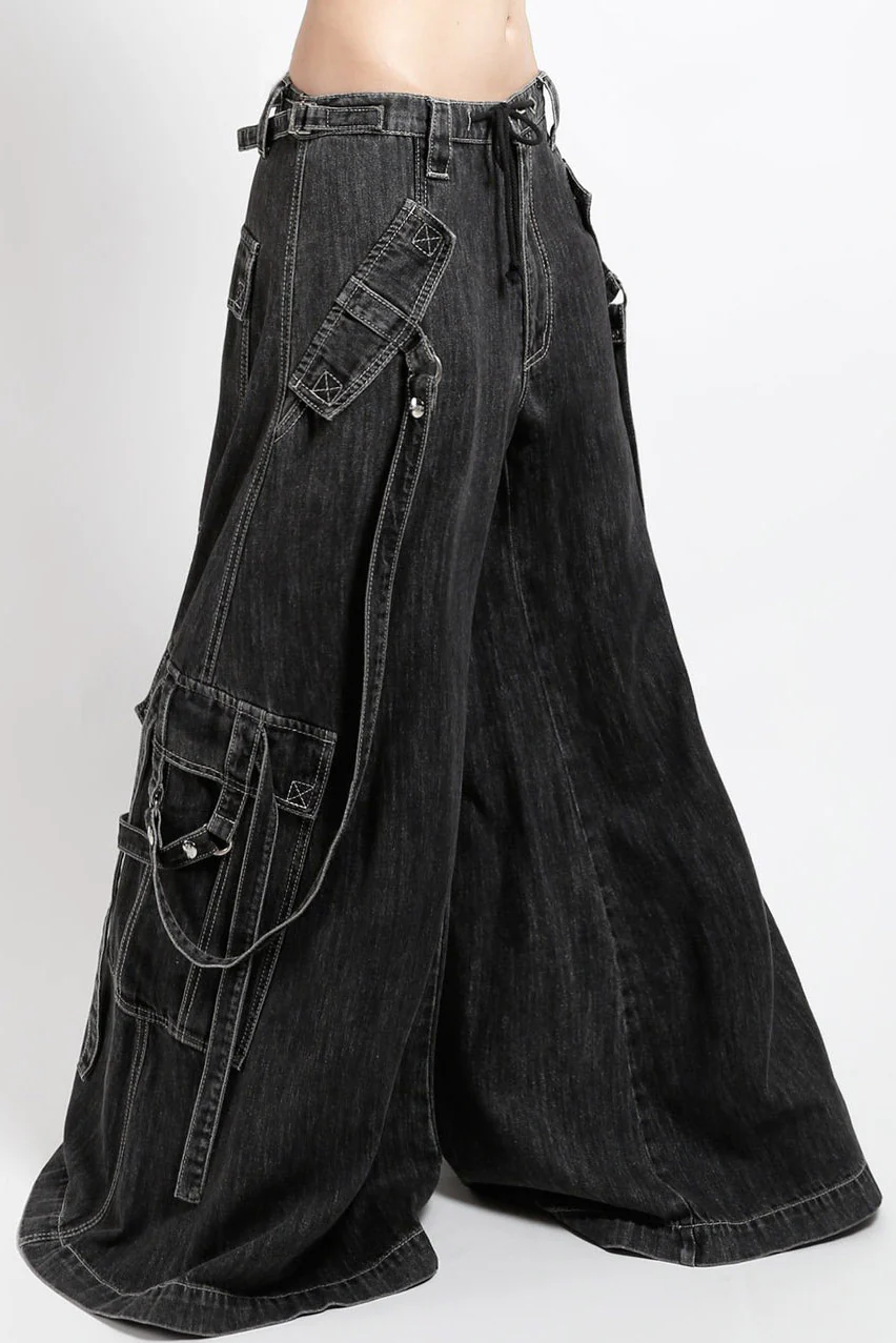 Tripp NYC Gothic Raver Pants [BLACK DENIM] - Image 6