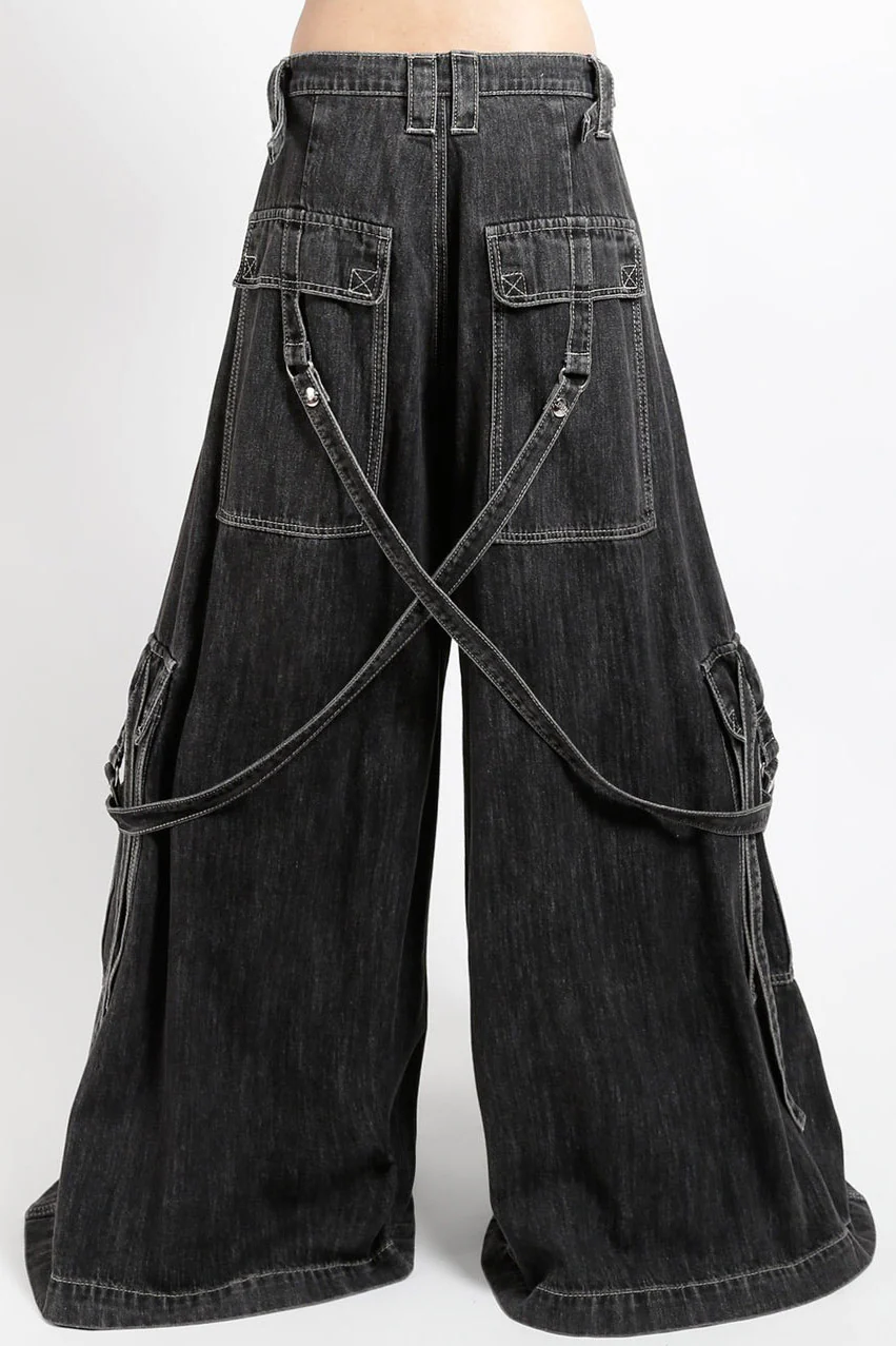 Tripp NYC Gothic Raver Pants [BLACK DENIM] - Image 7