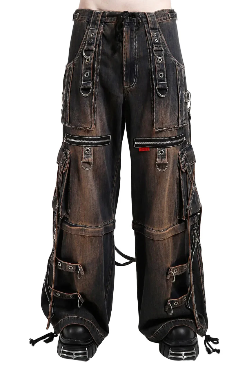 Tripp NYC Dirty X-Strap Pants [DIRTY WASH BLUE DENIM]