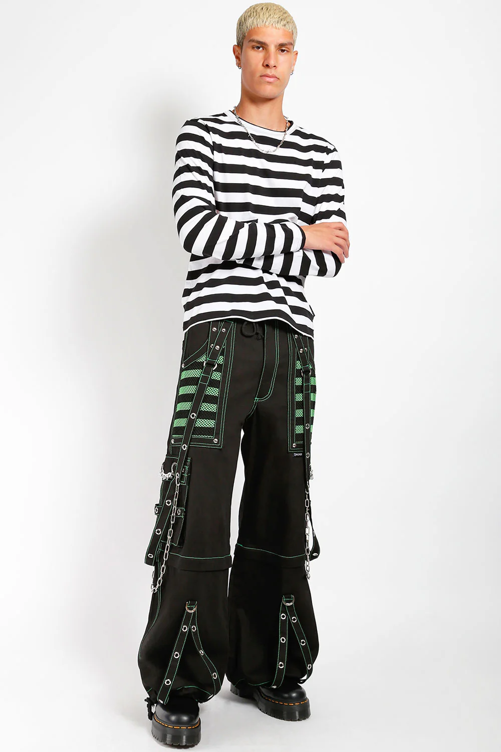 Tripp NYC Electro Pants [Black/Green] - Image 10