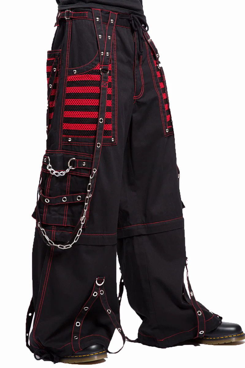Tripp NYC Electro Pants [Black/Red] - Image 3