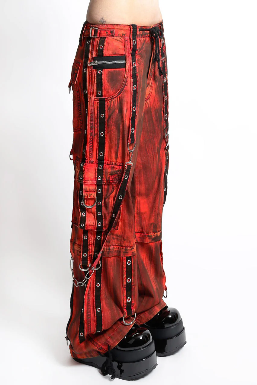 Tripp NYC Eye to Eye Pants [Pink Ink Wash] - Image 7