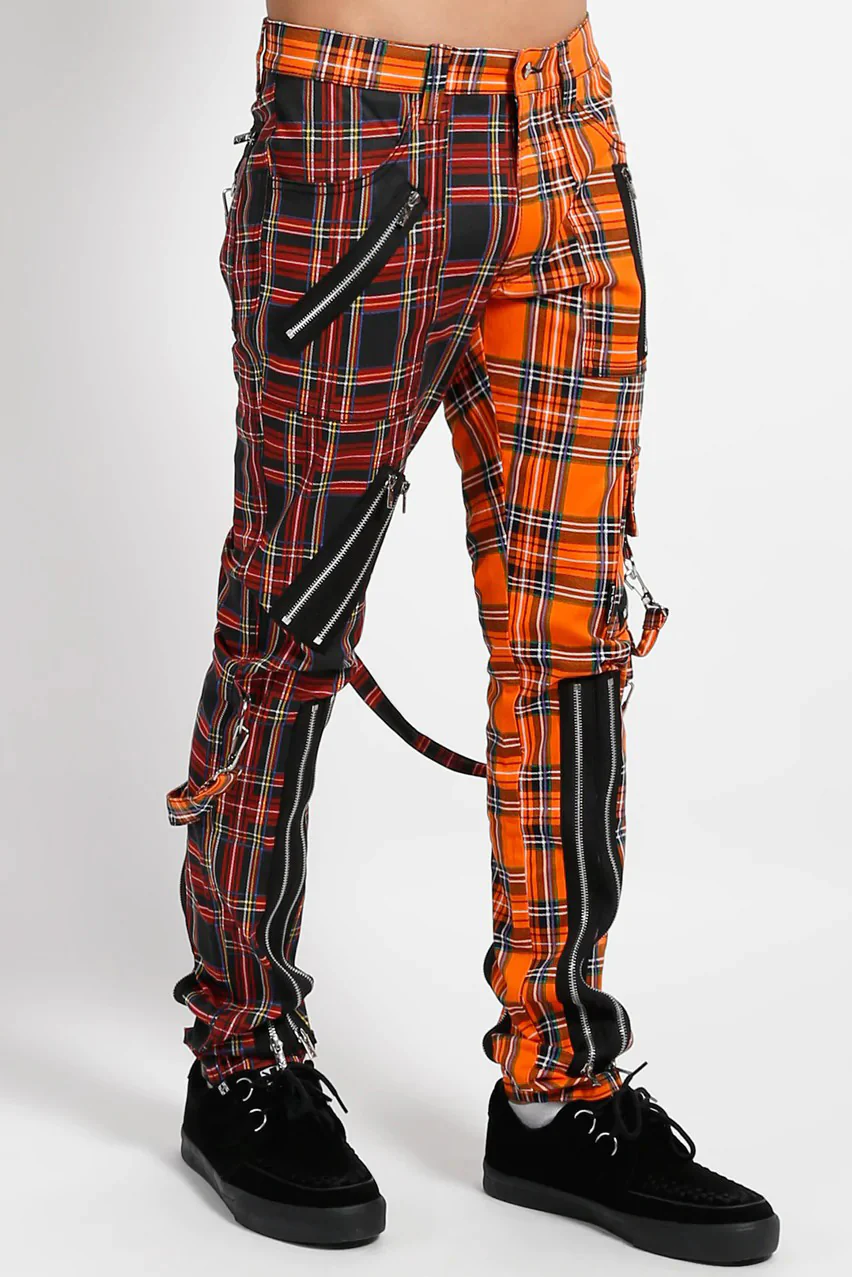 Tripp NYC Madness Pants [Black/Orange Plaid] - Image 2