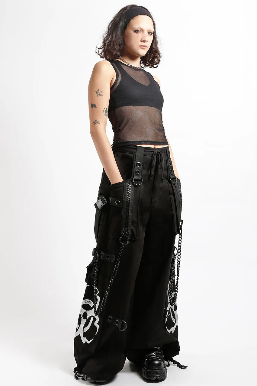 Tripp NYC Metallic Biotech Pants [BLACK/SILVER] - Image 7