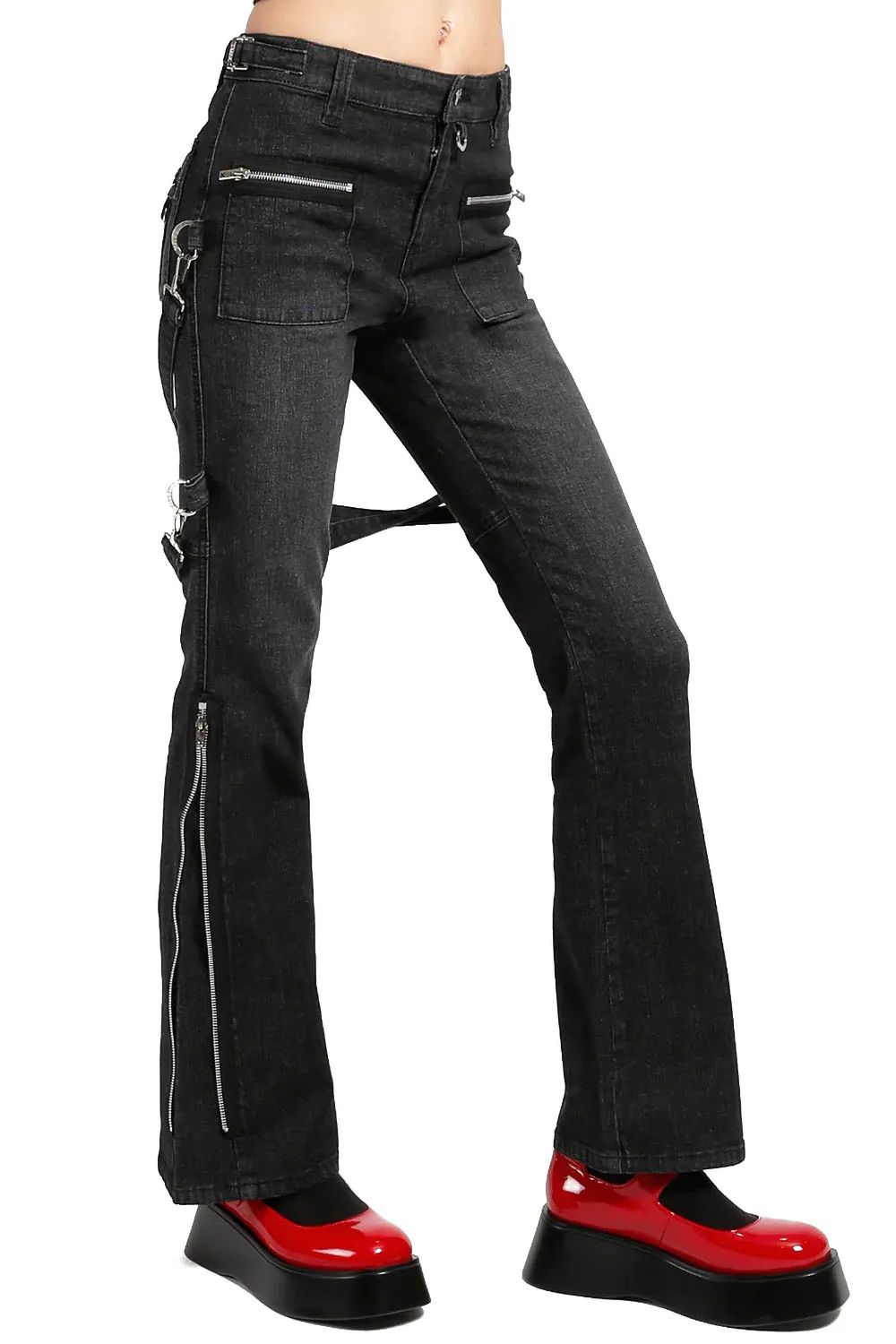 Tripp NYC Night Rider Jeans [BLACK DENIM] - Image 2