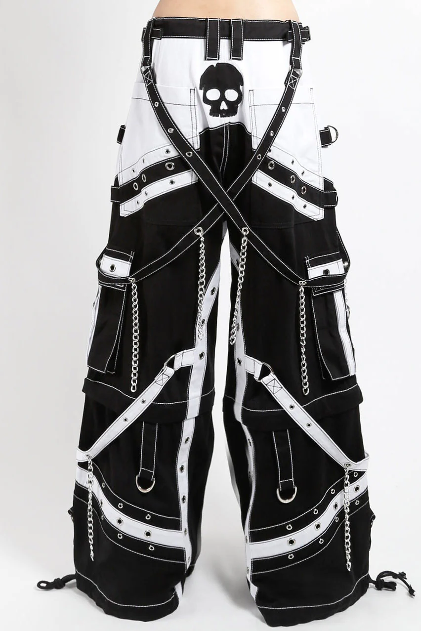 Tripp NYC Off Track Pants [BLACK/WHITE] - Image 8