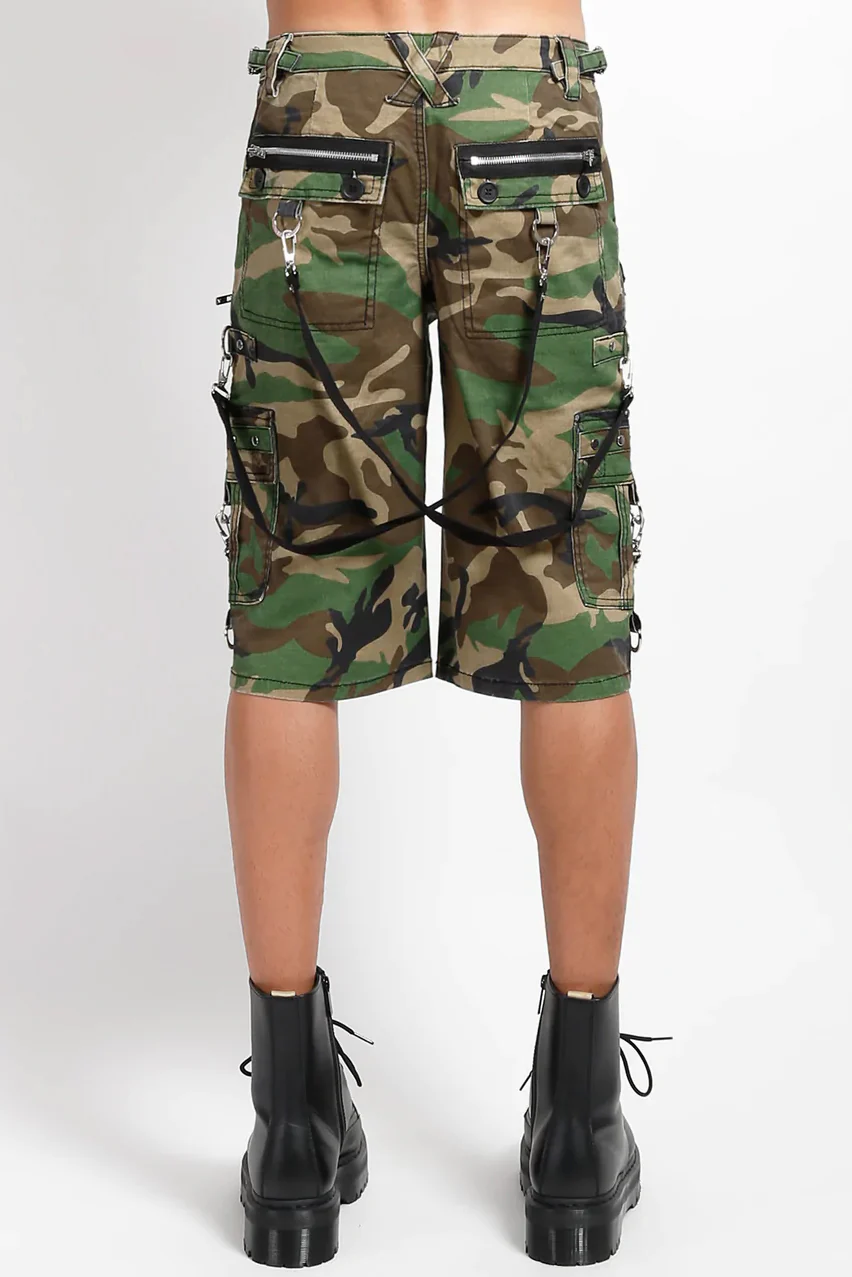 Tripp NYC Punk Shorts [Green Camo] - Image 4