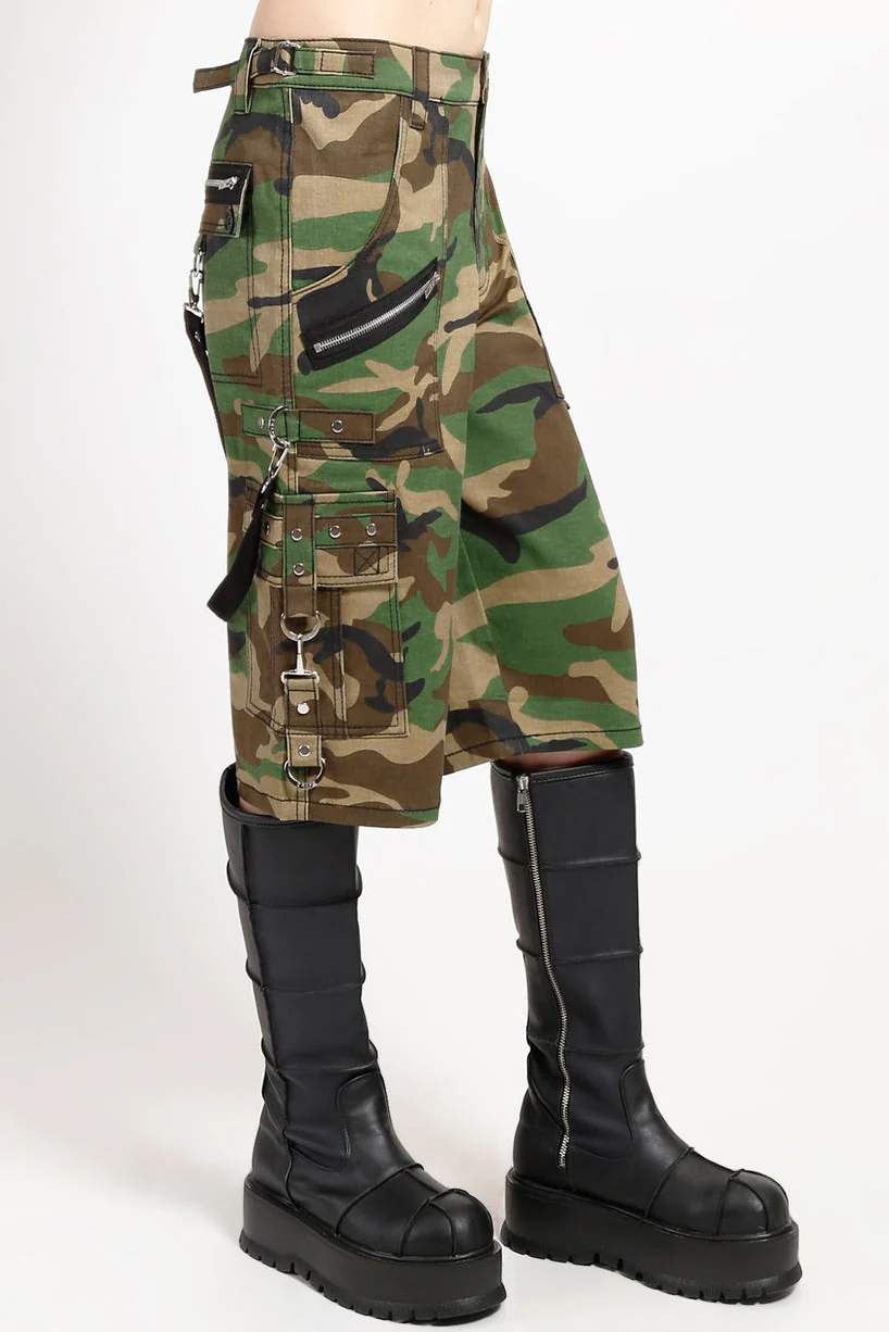 Tripp NYC Punk Shorts [Green Camo] - Image 7