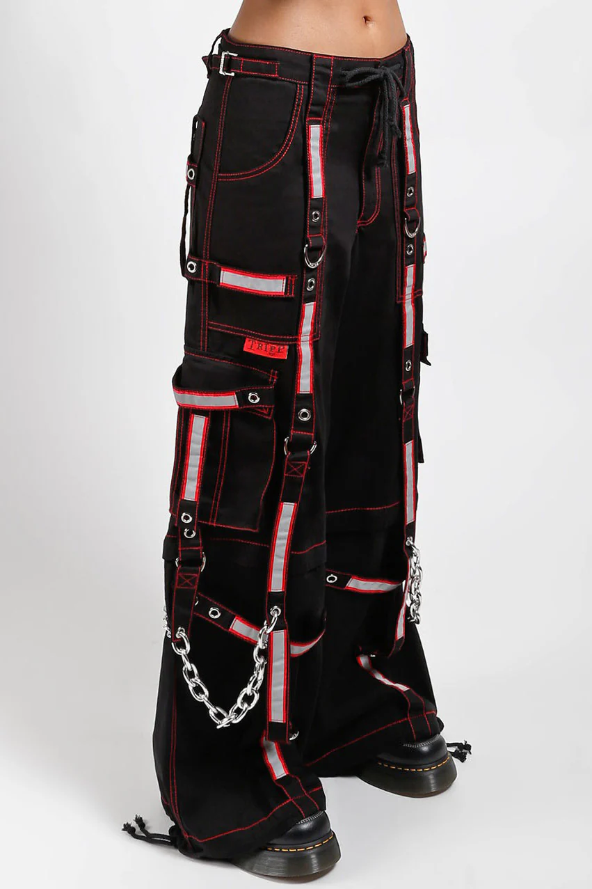 Tripp NYC Reflective Pants [BLK/RED] - Image 7