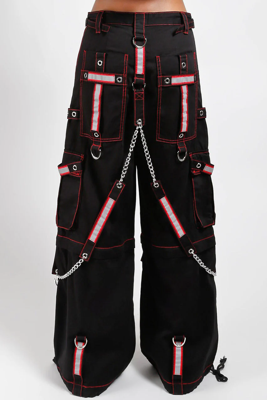 Tripp NYC Reflective Pants [BLK/RED] - Image 8