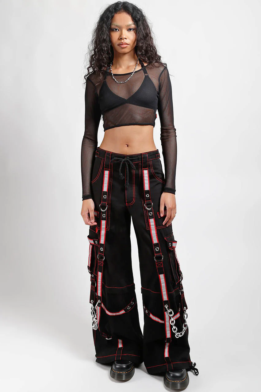 Tripp NYC Reflective Pants [BLK/RED] - Image 9
