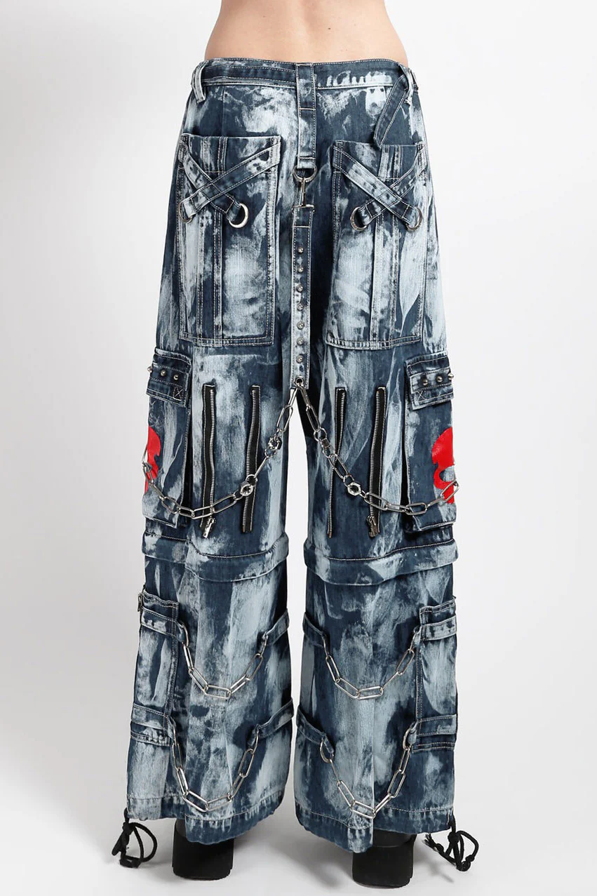 Tripp NYC Skull Pants [Indigo Denim Storm Wash] - Image 3