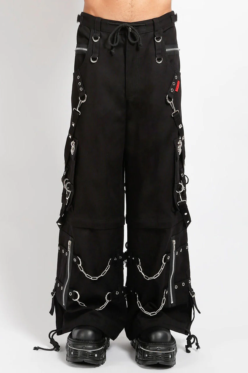 Tripp NYC Skull Stud Pants [BLACK/BLACK] - Image 2