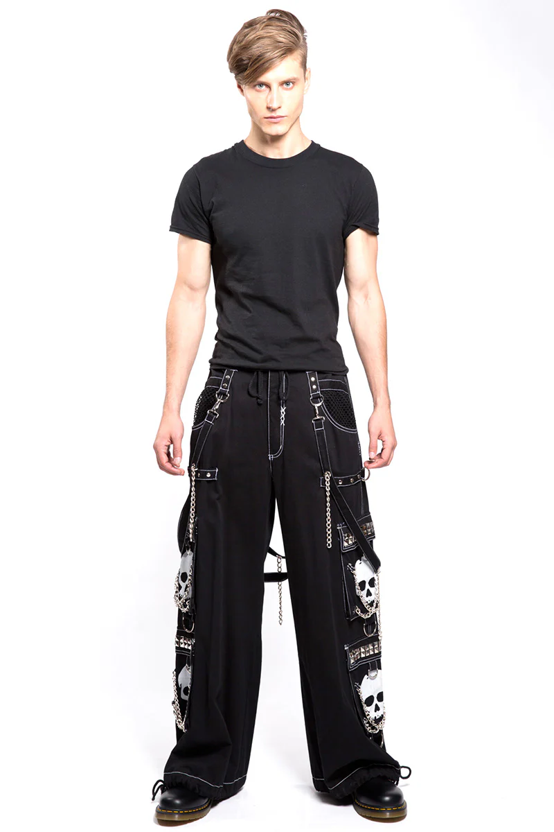 Tripp NYC Super Skull Pants [Black/White] - Image 4