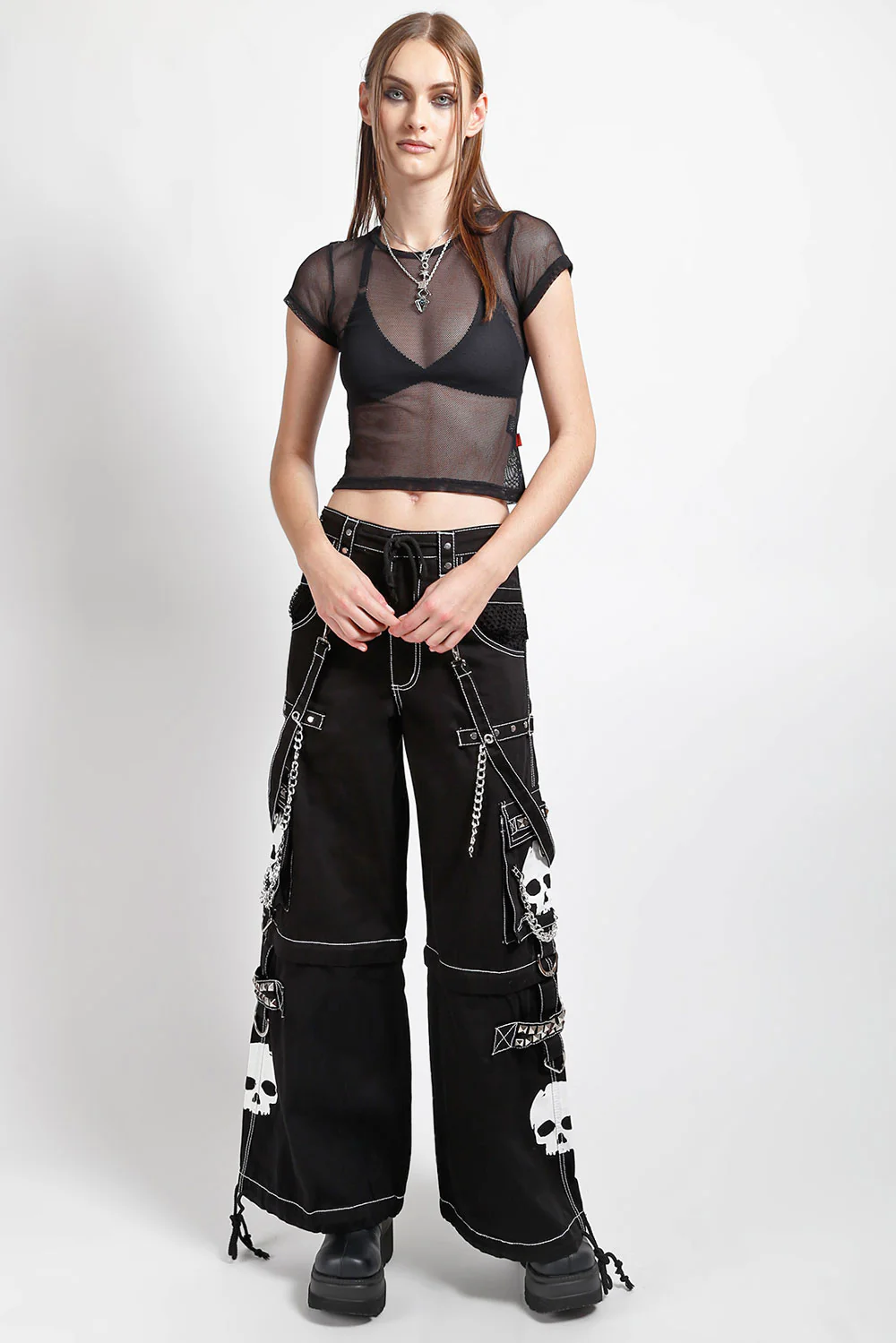 Tripp NYC Super Skull Pants [Black/White] - Image 7