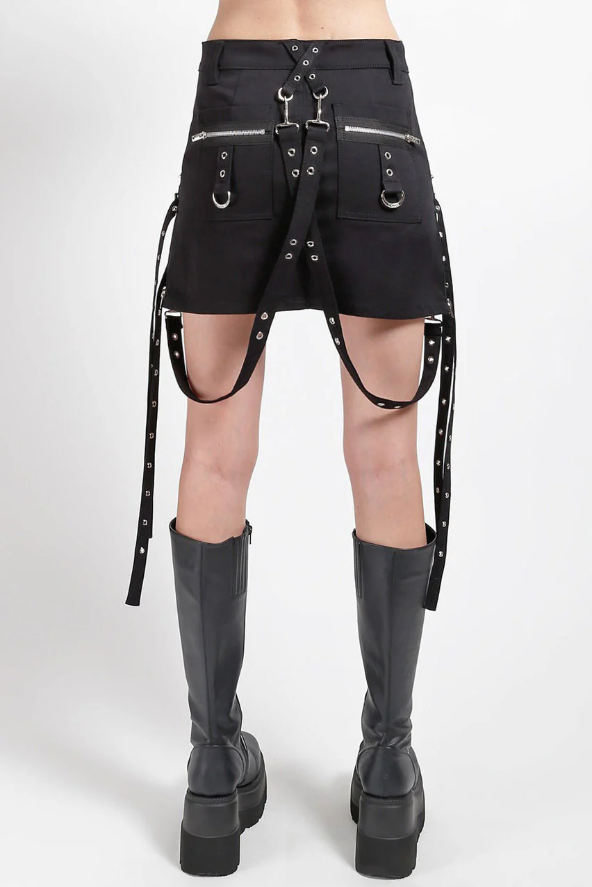 Tripp NYC Super Strap Skirt [Black] - Image 4