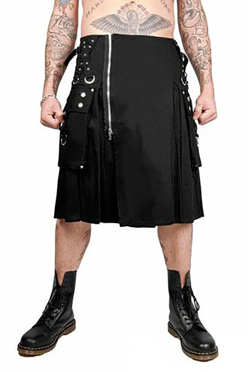 Tripp NYC Super Utility Kilt [Black] - Image 4