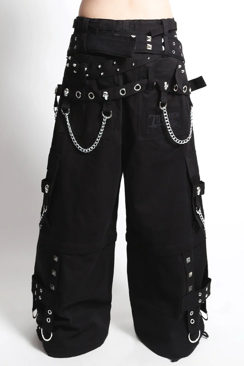 Tripp NYC Triple Belted Chain Pants [Black] - Image 8