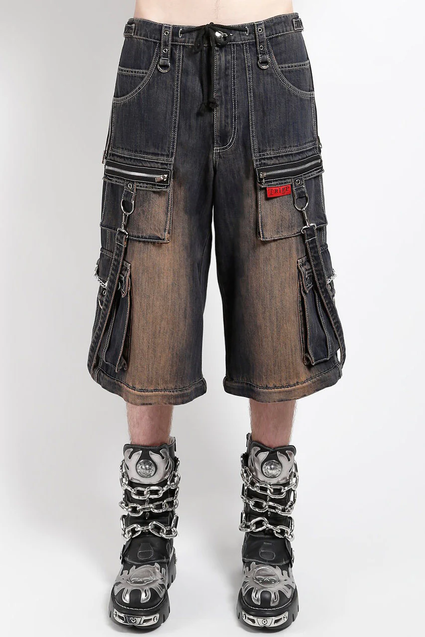 Tripp NYC Zip Lock Pants [Dirty Wash Blue Denim] - Image 4