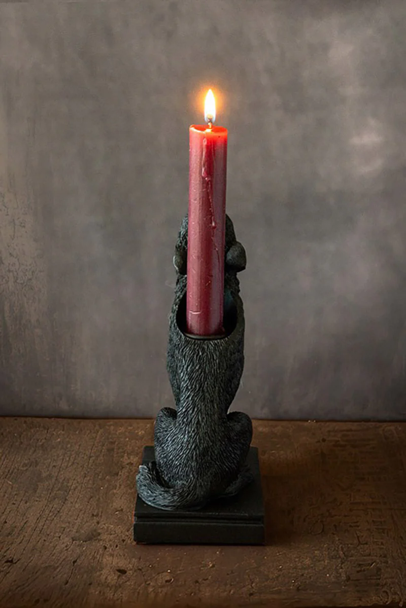 Ulula Noctis Wolf Candle Holder - Image 6