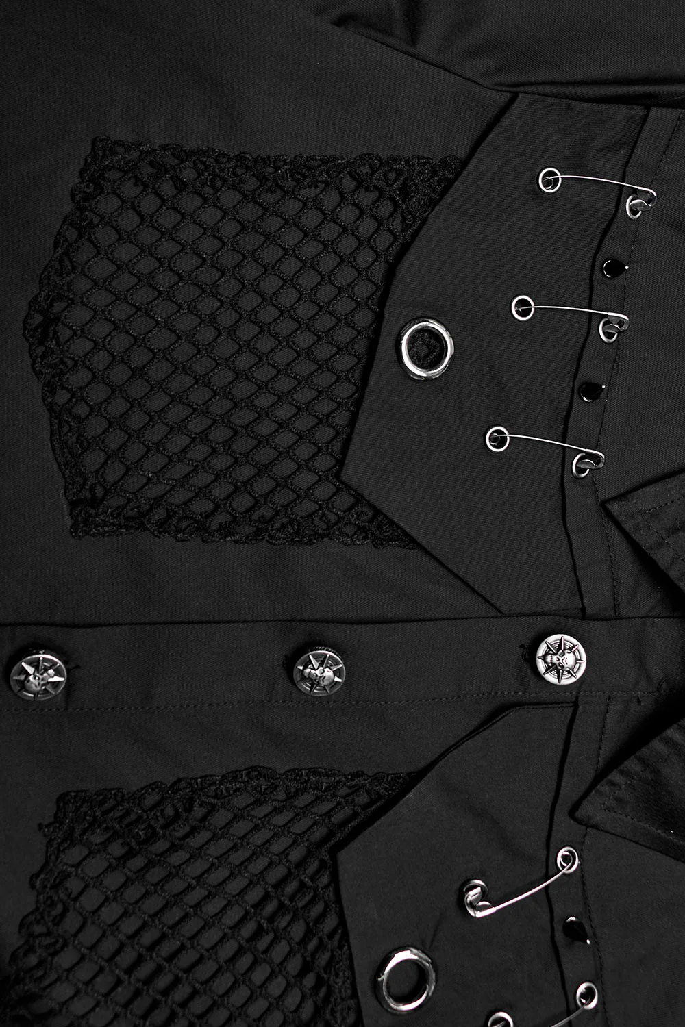 Undead Safety Pin Button Up Shirt - Image 9