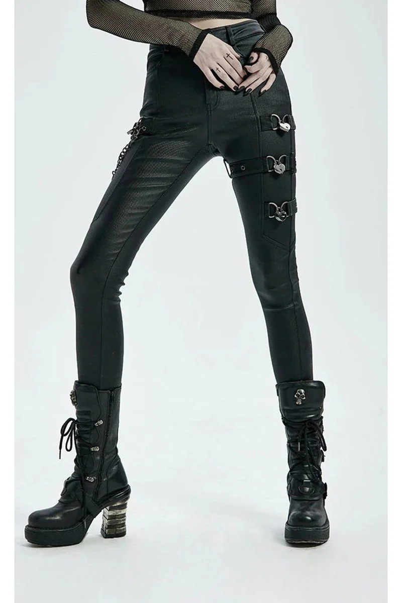 Under Lock & Key Leather Pants - Image 3