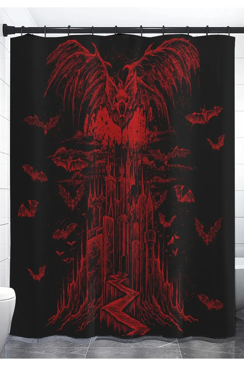 Vampire Castle Shower Curtain - Image 2